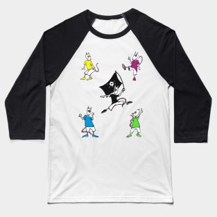 Rat dance when the cat is away Baseball T-Shirt